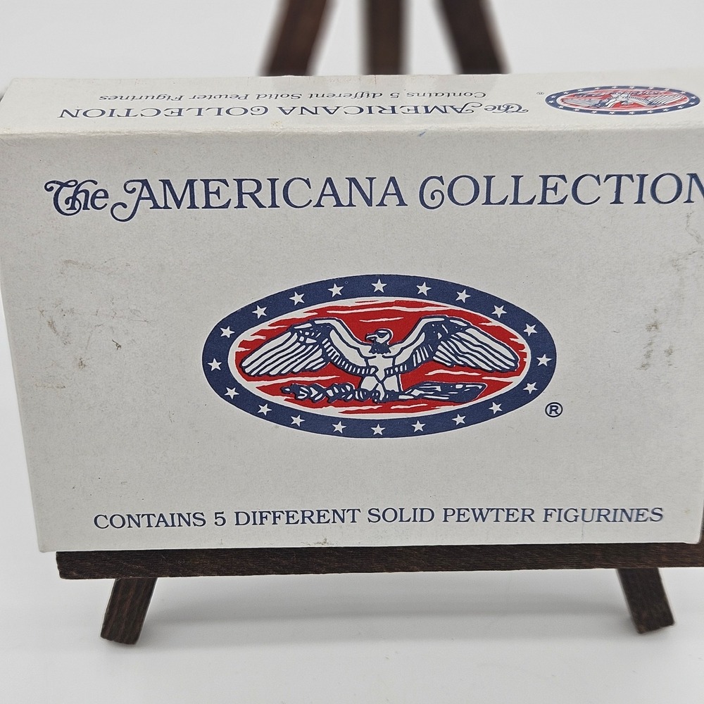 The Americana Collection (AH47) Solid Pewter Figurines Vintage